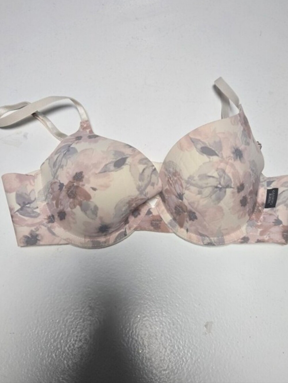 Womens Vince Camuto Cottagecore Coquette Underwired Floral Print T-shirt Bra 34B